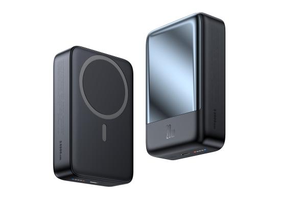 Mcdodo MC-5021 Magnetic Battery Pack 20000mAh, Magnetic Power Bank 20W PD Fast Charging, Portable Charger Power Bank 15W Wireless Fast Charging - Black